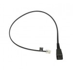 Jabra QD cord, straight, mod plug