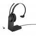 Jabra Evolve2 55 [25599-889-989] - Гарнитура, Link380a UC Mono with Charging Stand